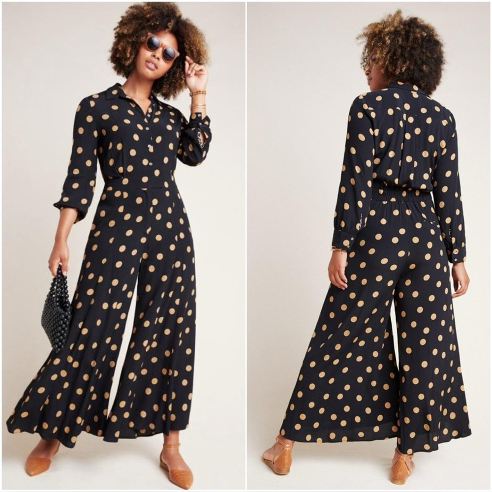 By Anthropologie Loveland Wide Leg jumpsuit